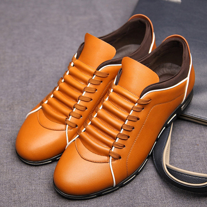 Stylische SANJIN Leder Sneaker für ultimativen Komfort