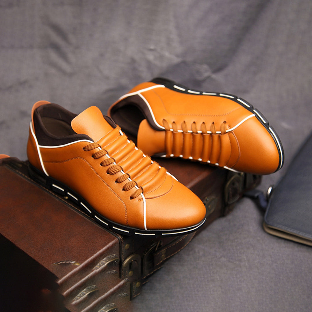 Stylische SANJIN Leder Sneaker für ultimativen Komfort