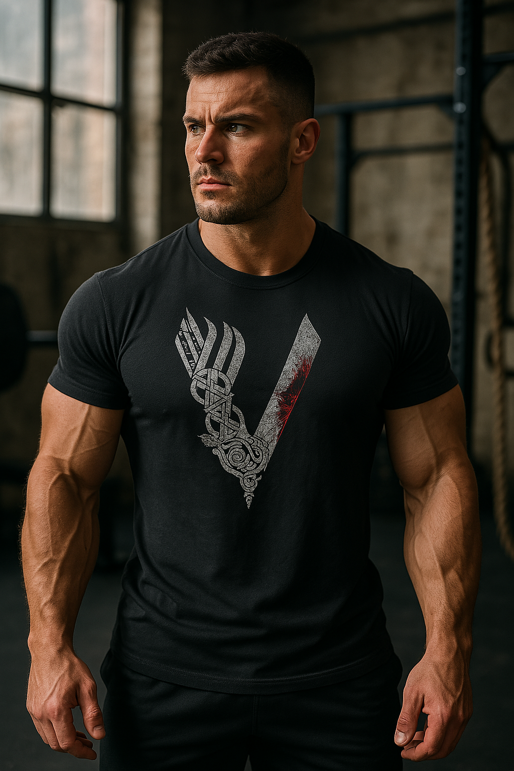 Bequemes Herren-T-Shirt aus Baumwolle im lässigen Stil