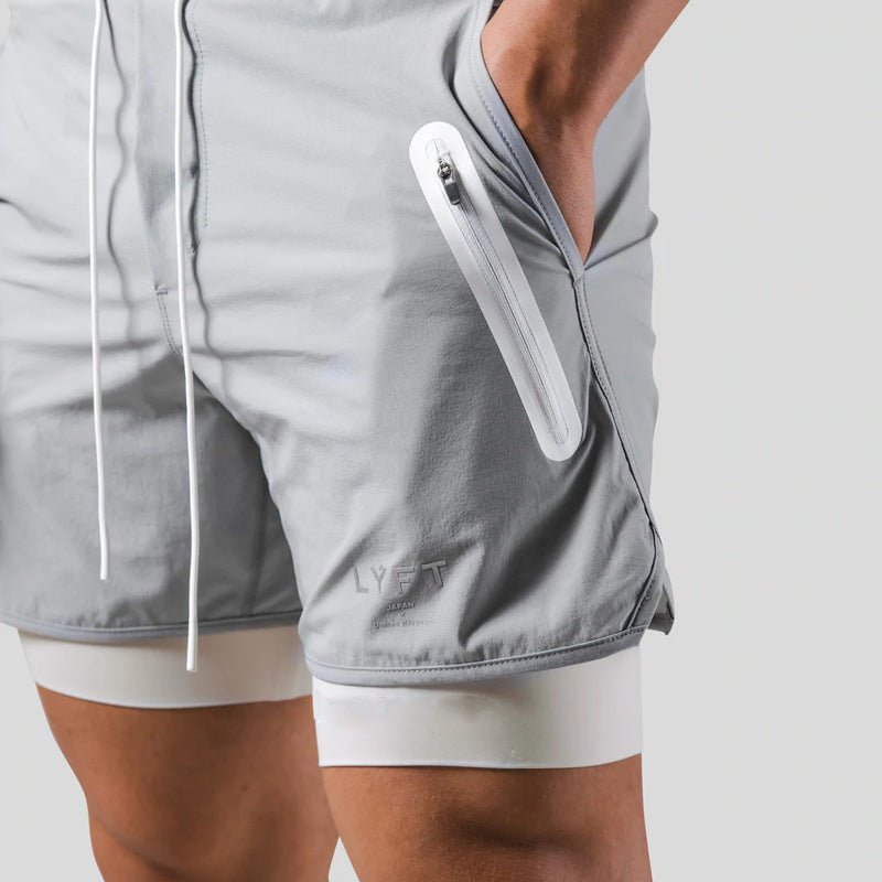 Vielseitige 2-in-1-Sport- und Trainingsshorts für Männer - optimale Leistung und Komfort bei jedem Schritt