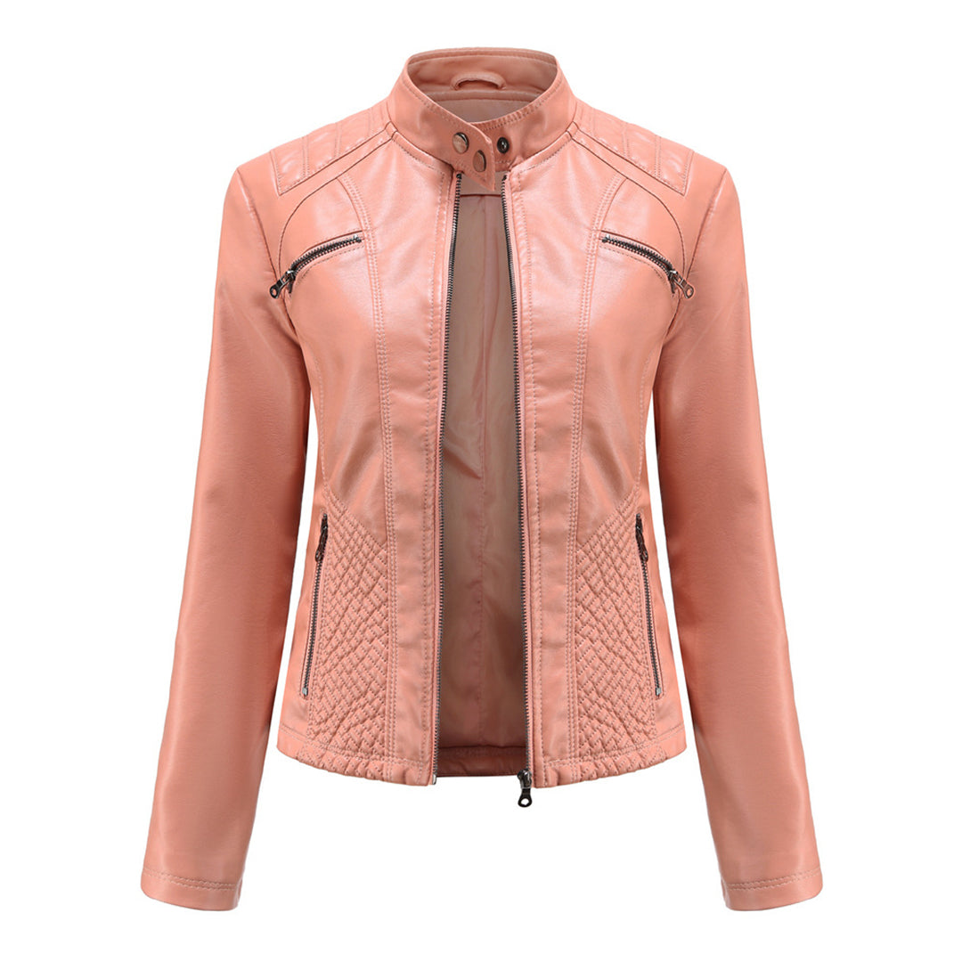 Andrijana - Luxuriöse Lederjacke für außergewöhnlichen Stil