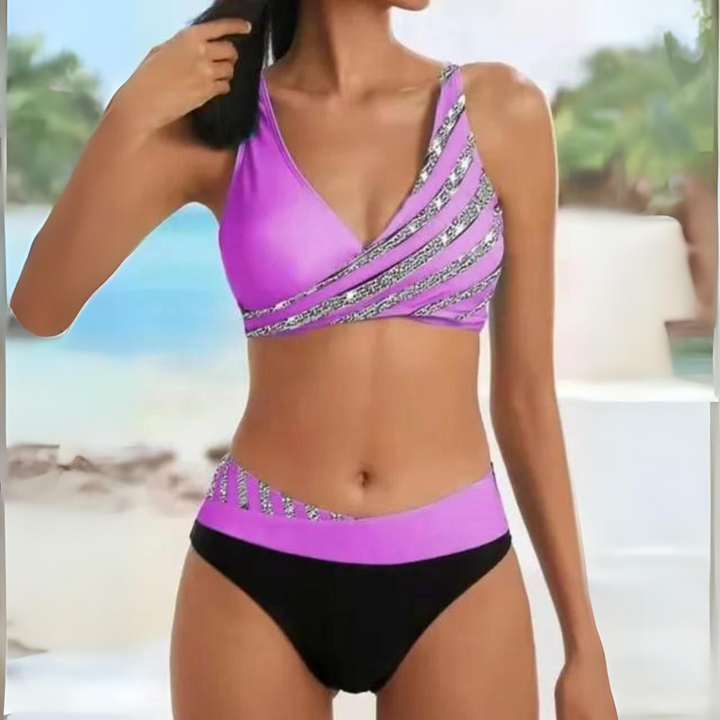 Genevieve | Maillot de bain tendance colour block pour un été stylé