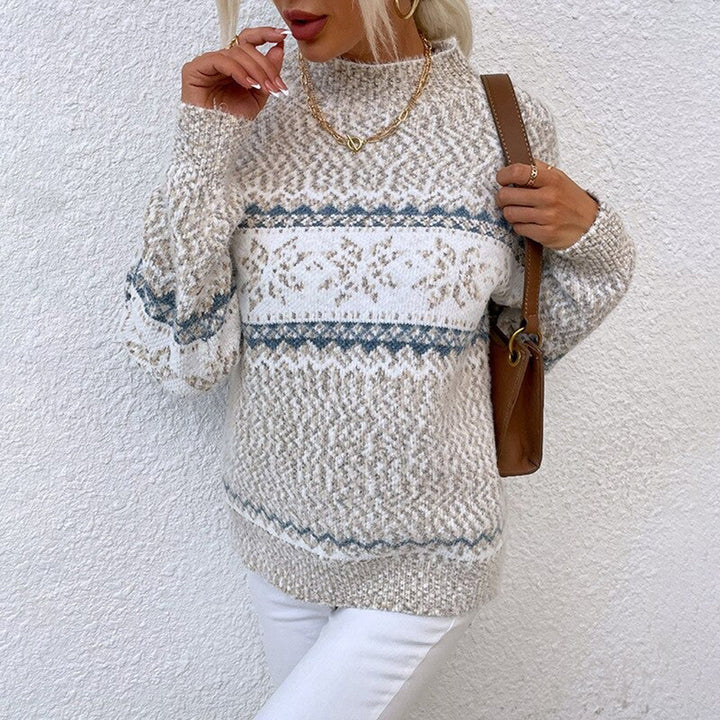 Eleganter und warmer Vintage-Winterpulli für Damen - ein modisches Must-have für kalte Tage