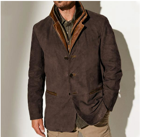Stilvolle und lässige Herren Vintage Dennis Button-up Jacke