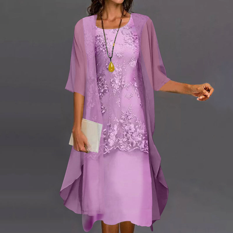 Elegantes Damen-Chiffonkleid für besondere Anlässe