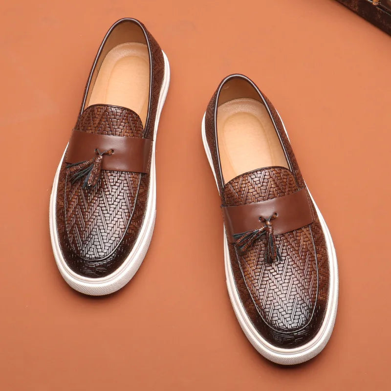 Exklusive Herren-Slipper aus Leder für einen stilvollen und eleganten Look