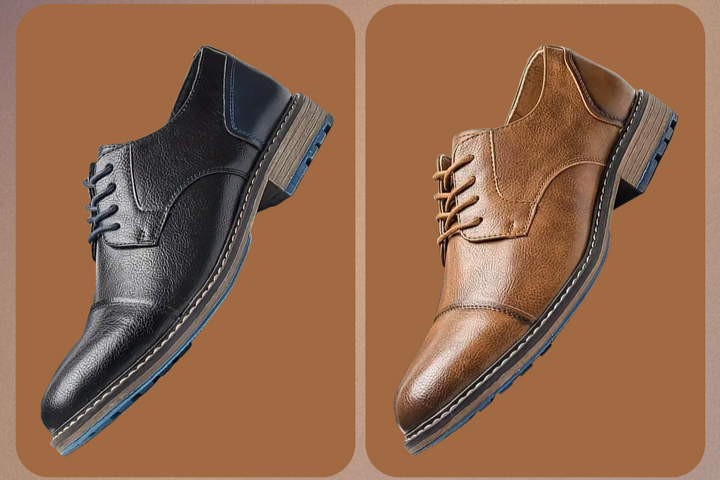 Modische Herrenschnürschuhe in großen Größen