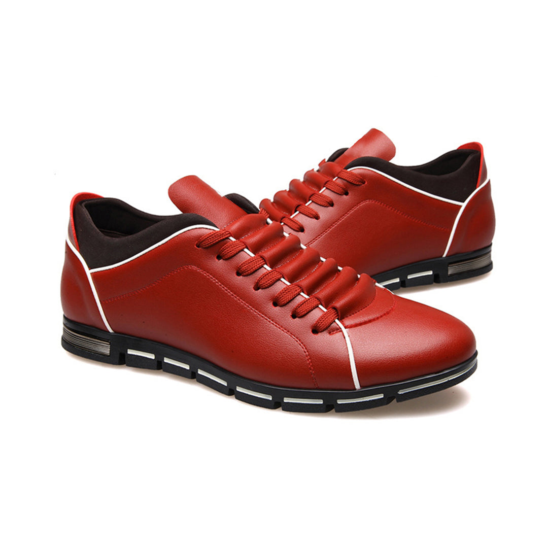 Stylische SANJIN Leder Sneaker für ultimativen Komfort