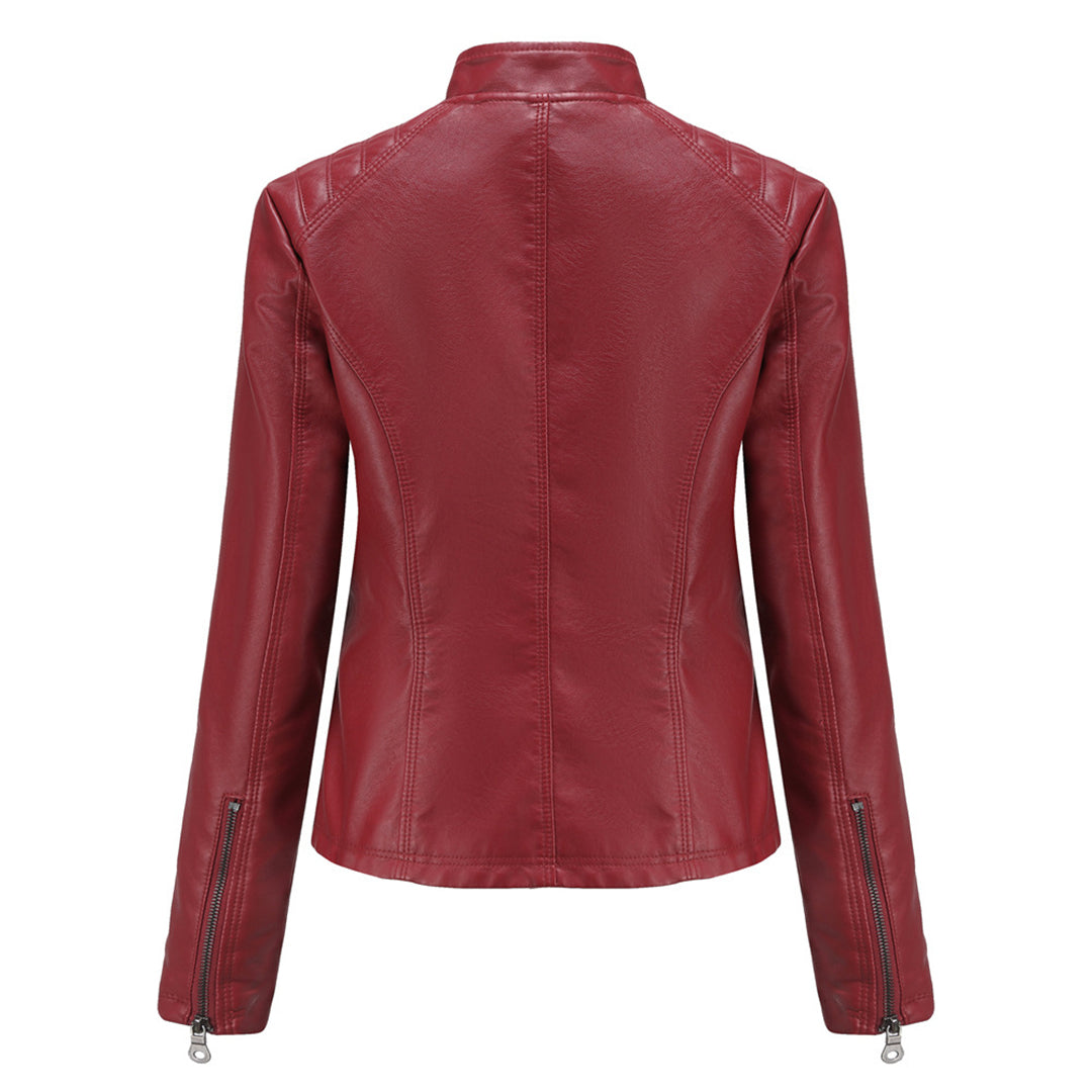 Andrijana - Luxuriöse Lederjacke für außergewöhnlichen Stil