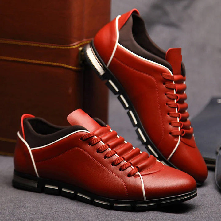 Stylische SANJIN Leder Sneaker für ultimativen Komfort