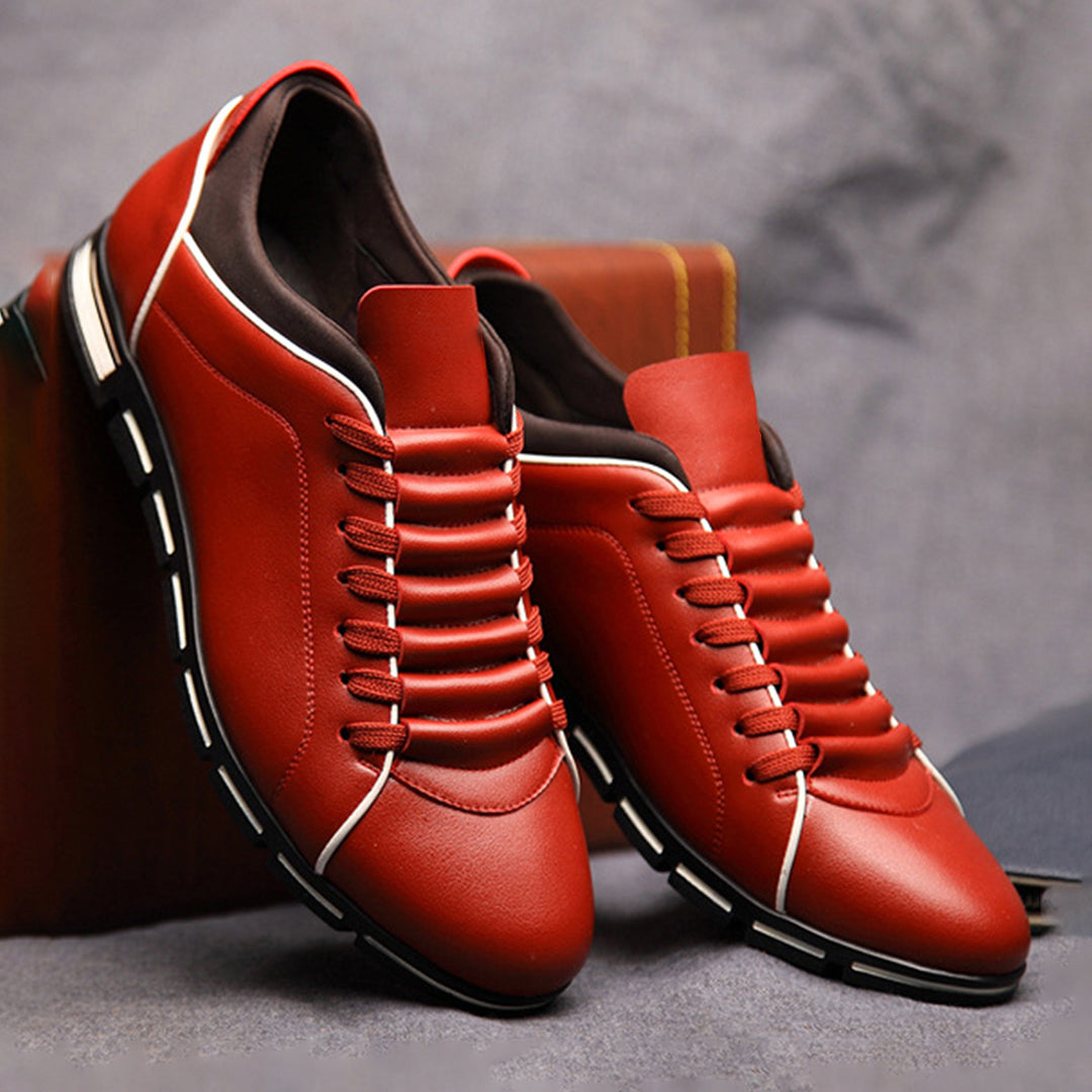Stylische SANJIN Leder Sneaker für ultimativen Komfort