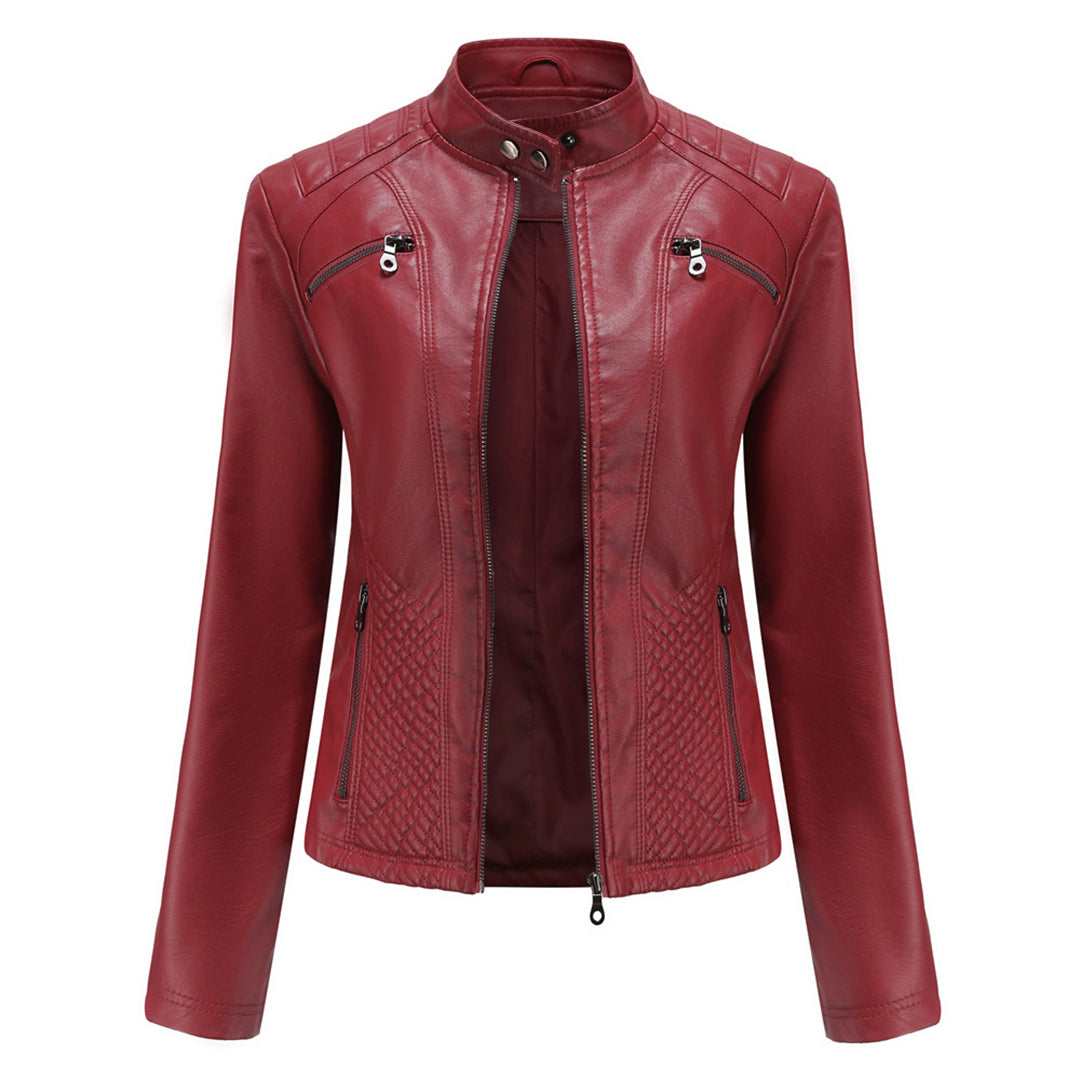 Andrijana - Luxuriöse Lederjacke für außergewöhnlichen Stil