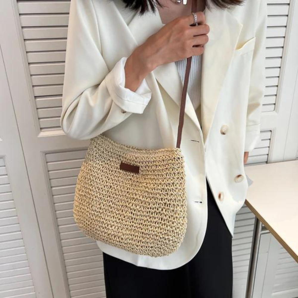 Beatie | Elegante Gevlochten Crossbody Tas met Verstelbare Riem voor een Stijlvolle Look