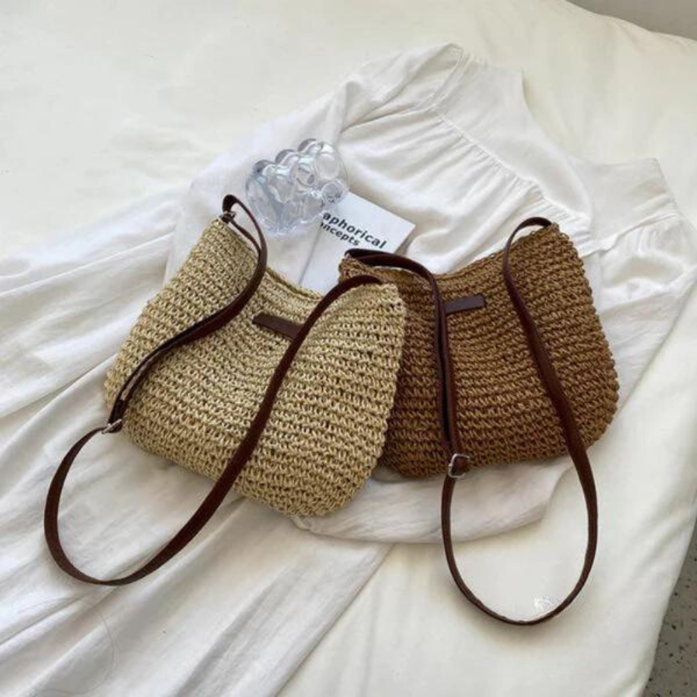 Beatie | Elegante Gevlochten Crossbody Tas met Verstelbare Riem voor een Stijlvolle Look