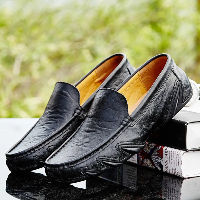 Exklusive Lederslipper für Männer, die Stil und Komfort verbinden