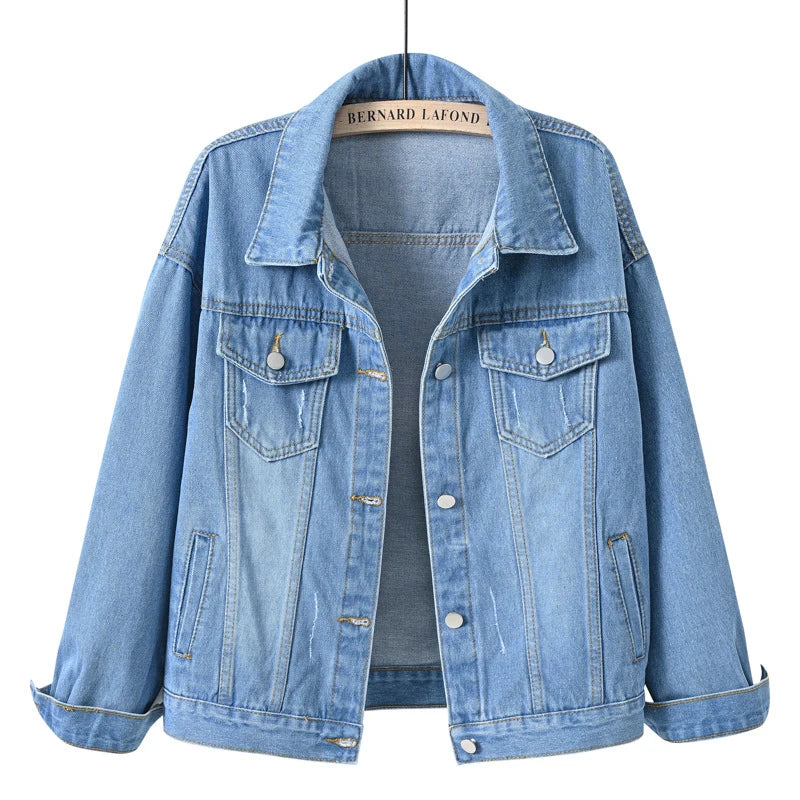 Elegante Damen-Jeansjacke - alltäglicher Stil und Lässigkeit