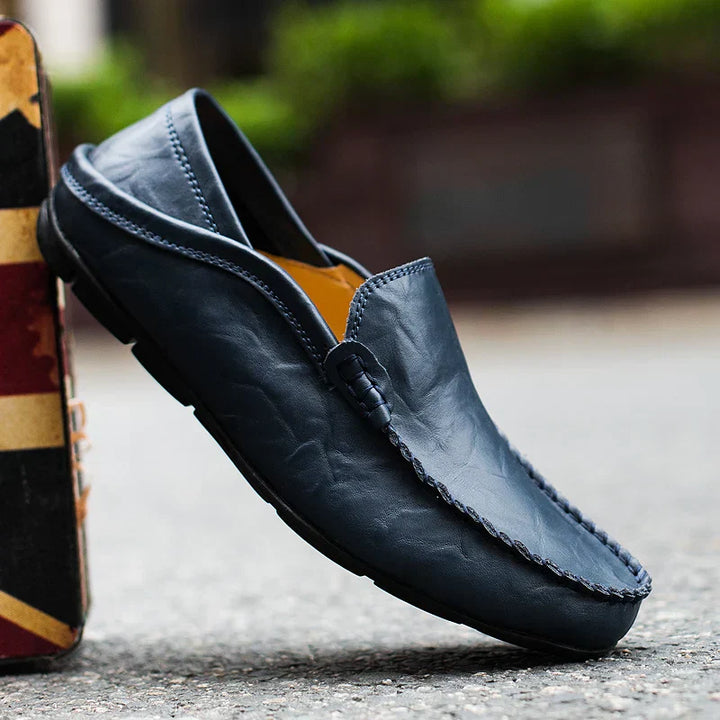 Modische Herren-Slipper aus elegantem italienischem Leder