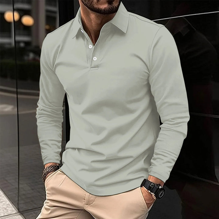 Casualowa koszulka polo Mirko™ z długim rękawem – styl i komfort na co dzień!