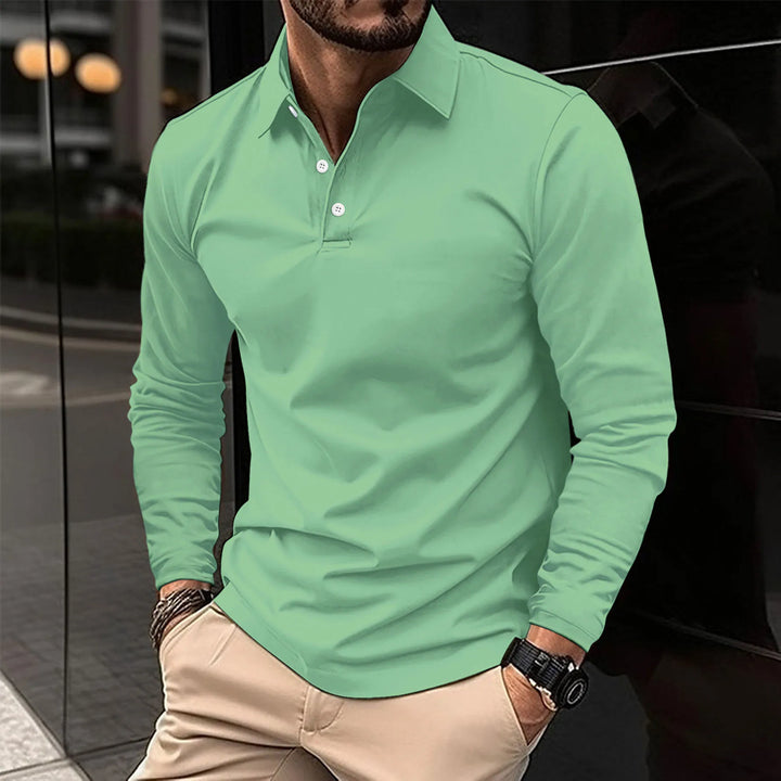 Casualowa koszulka polo Mirko™ z długim rękawem – styl i komfort na co dzień!