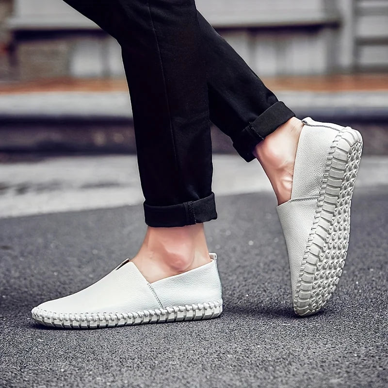 Matt - luxuriöse, elegante Herren-Slipper aus Leder für außergewöhnlichen Stil