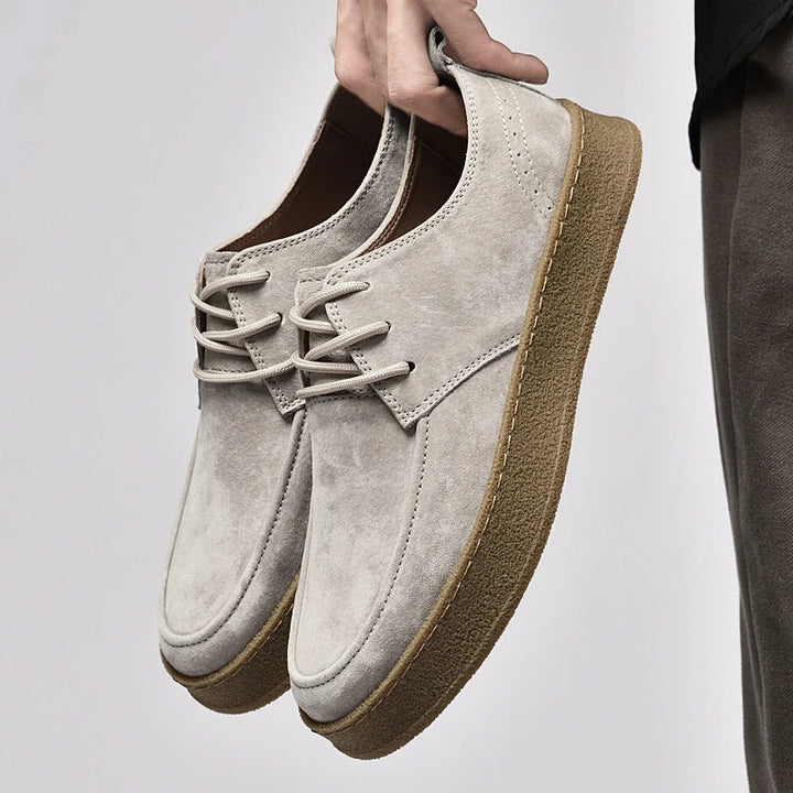 Modische Herrenschuhe aus hochwertigem Wildleder - Eleganz und Komfort