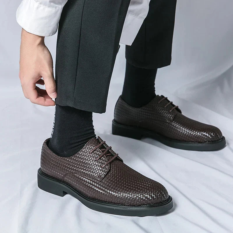 Stilvolle und luxuriöse Premium-Leder-Oxfords für Männer