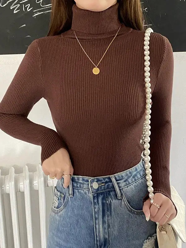 Eleganter Damen-Rollkragenpulli für jede Gelegenheit