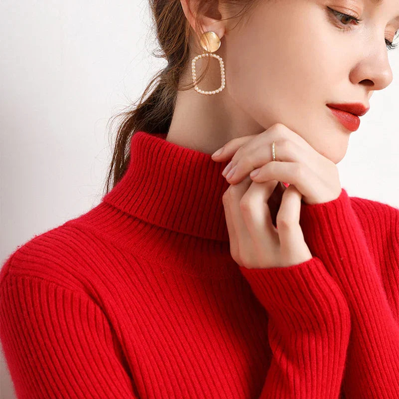 Eleganter Damen-Rollkragenpulli für jede Gelegenheit