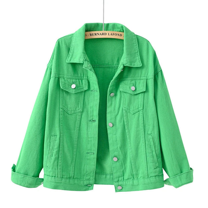 Elegante Damen-Jeansjacke - alltäglicher Stil und Lässigkeit
