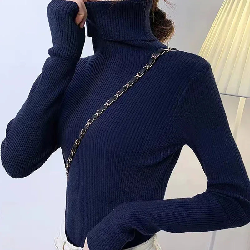 Eleganter Damen-Rollkragenpulli für jede Gelegenheit
