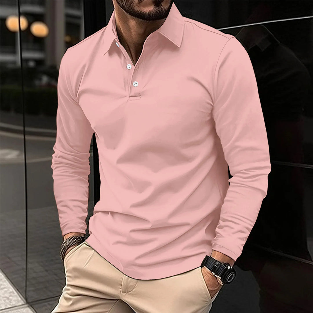 Casualowa koszulka polo Mirko™ z długim rękawem – styl i komfort na co dzień!