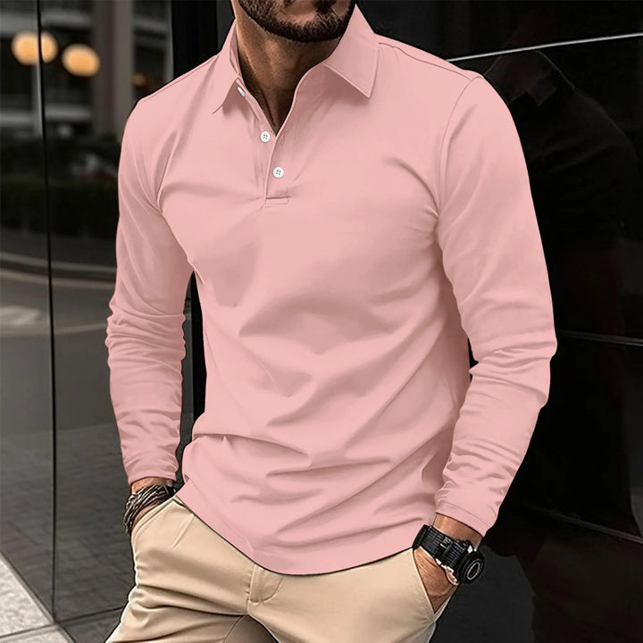 Casualowa koszulka polo Mirko™ z długim rękawem – styl i komfort na co dzień!