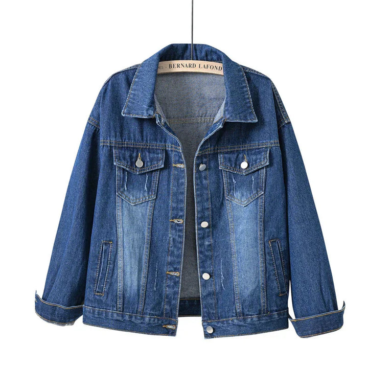 Elegante Damen-Jeansjacke - alltäglicher Stil und Lässigkeit