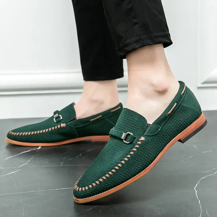 Eleganckie męskie buty z wysokiej jakości prawdziwej skóry