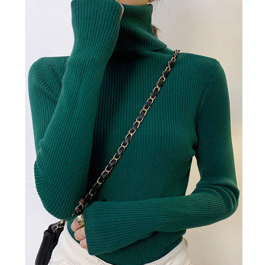 Eleganter Damen-Rollkragenpulli für jede Gelegenheit
