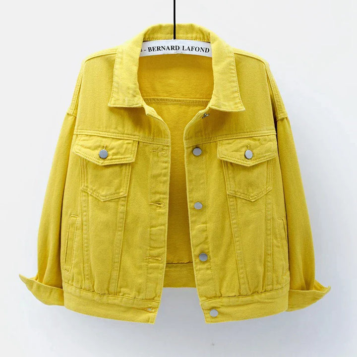 Elegante Damen-Jeansjacke - alltäglicher Stil und Lässigkeit