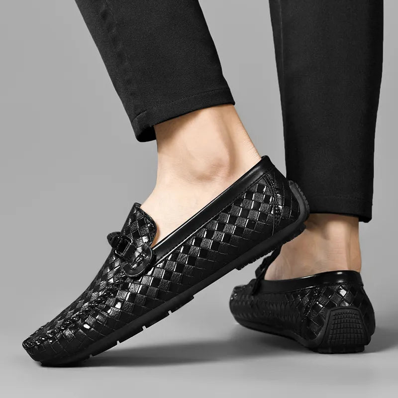 Anspruchsvolle und modische Herren-Loafer aus Leder für unglaublichen Stil