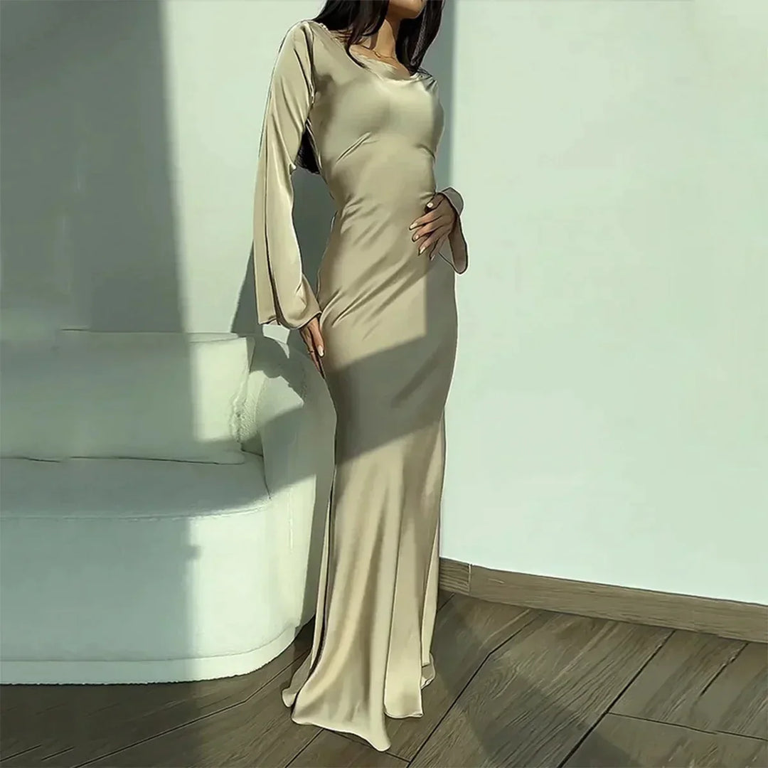 Schickes langärmeliges Damenkleid - perfekt für jede Gelegenheit