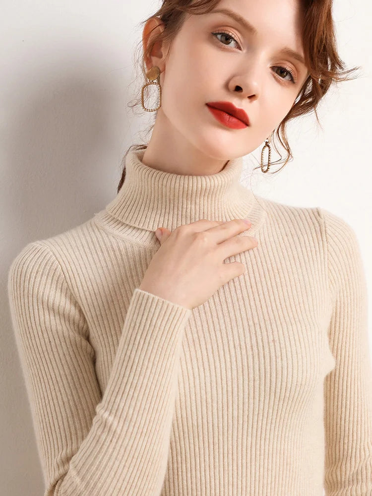 Eleganter Damen-Rollkragenpulli für jede Gelegenheit