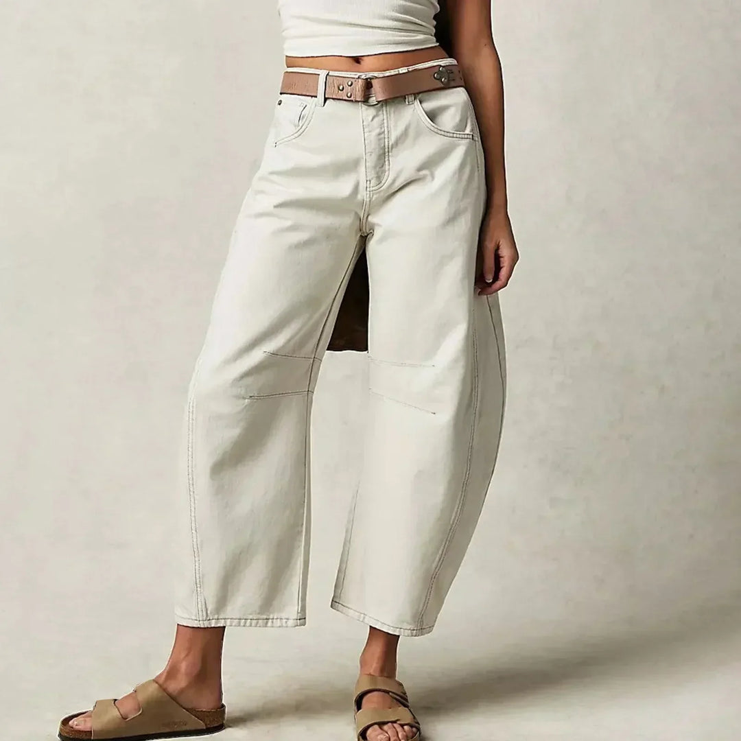 Trendige Damenjeans mit weitem Bein - der perfekte Style für jede Gelegenheit