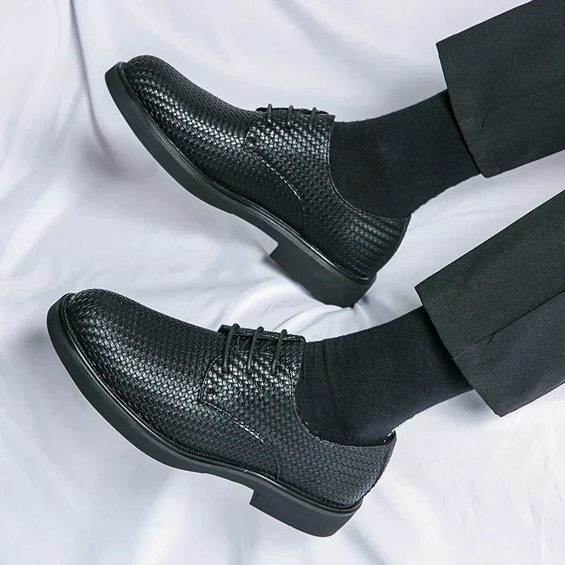 Stilvolle und luxuriöse Premium-Leder-Oxfords für Männer