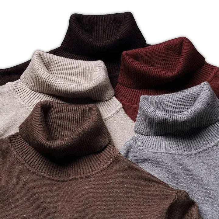 Herren-Rollkragenpullover aus hochwertiger Baumwolle - superweich, bequem und modisch свитер