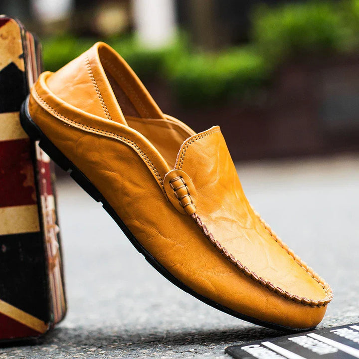 Modische Herren-Slipper aus elegantem italienischem Leder