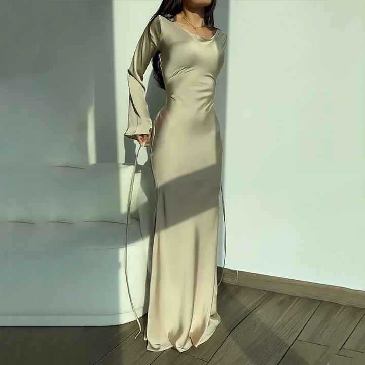 Schickes langärmeliges Damenkleid - perfekt für jede Gelegenheit