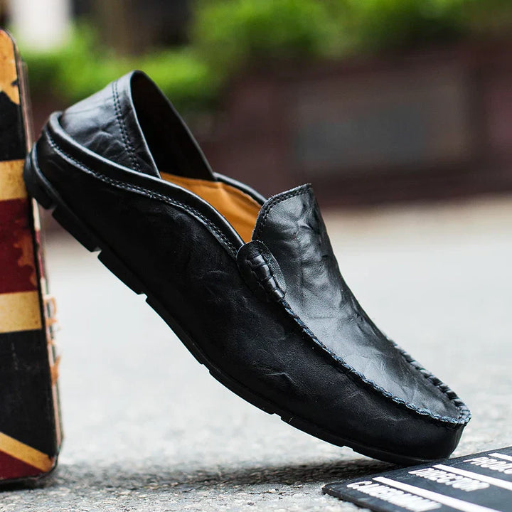 Modische Herren-Slipper aus elegantem italienischem Leder
