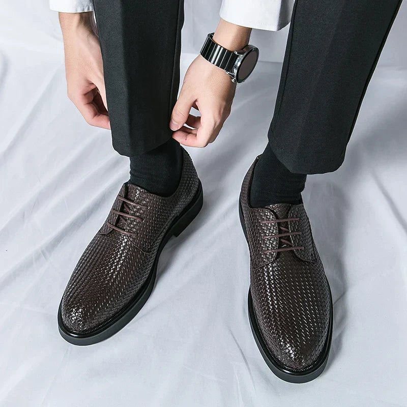 Stilvolle und luxuriöse Premium-Leder-Oxfords für Männer