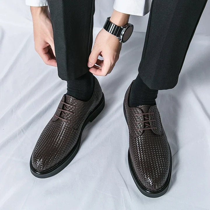 Stilvolle und luxuriöse Premium-Leder-Oxfords für Männer