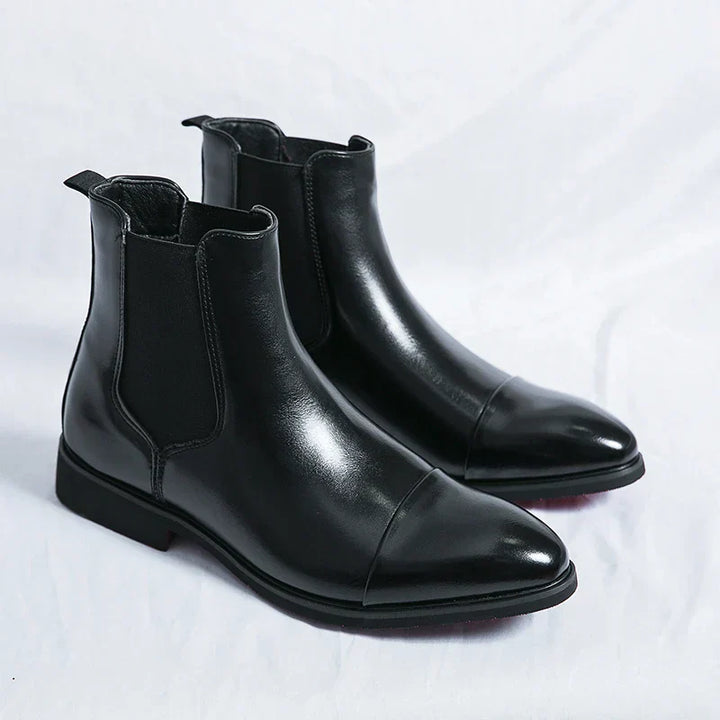 Stilvolle und luxuriöse Chelsea-Stiefel für Herren aus hochwertigem Leder für einen eleganten Look