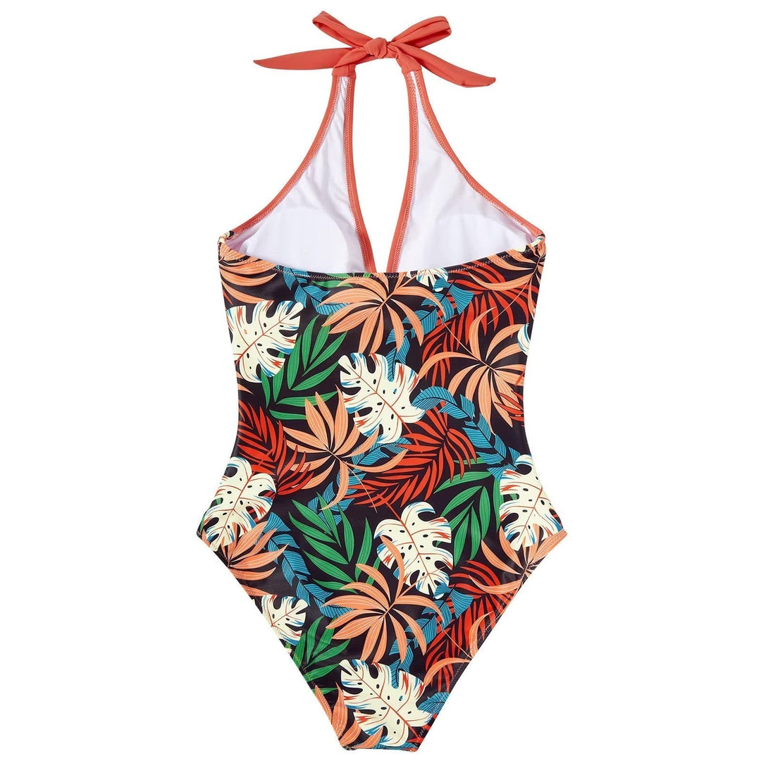 Elna Tropisch Elegance Hoog Taille Badpak für einen verfeinerten und zweisamen Look