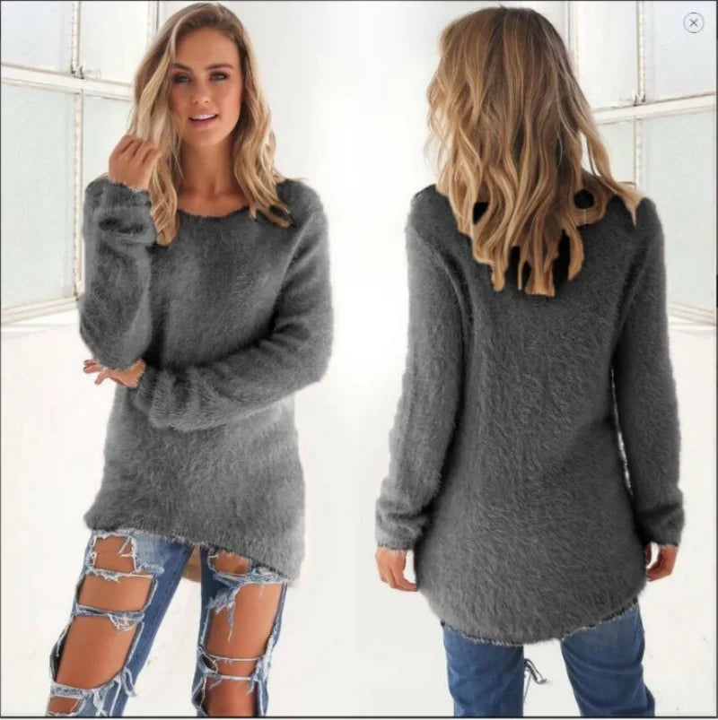 Extravaganter Damenpullover in Übergröße für einzigartigen Stil und unwiderstehlichen Komfort